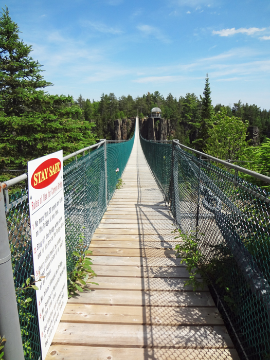 Canada's longest suspension bridge